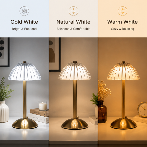 Premium Metallic Table Glow Lamp