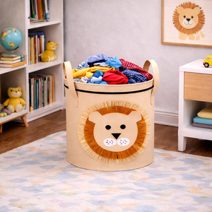 Foldable Cartoon Animal Storage Bin