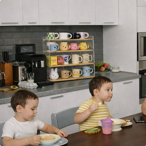 Acrylic Kitchen Office Mug & Pantry Rack