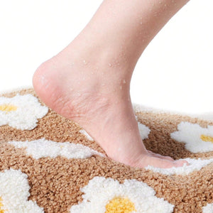 Daisy Charm Soft Absorbent Floor Rug