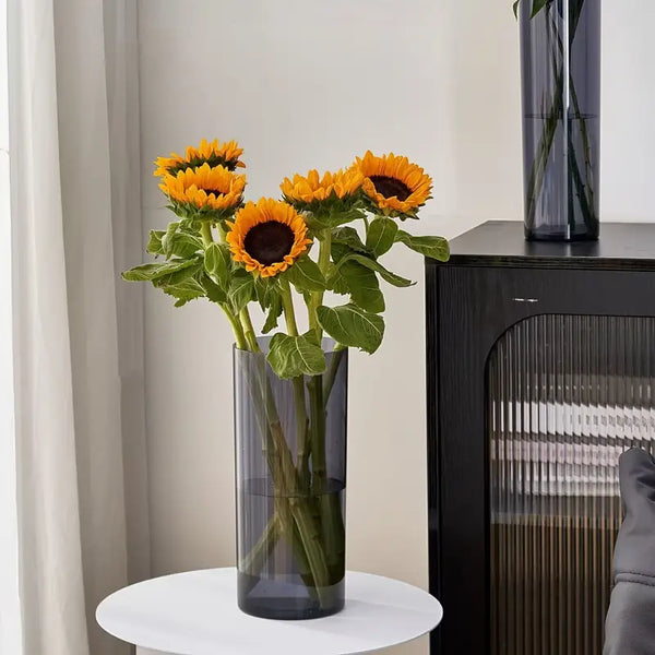 Clear Acrylic Floral Cylinder Vase
