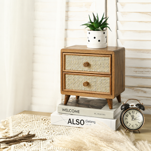 Retro Wooden Keepsake Mini Cabinet