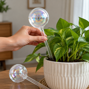 Pearlescent Glass Plant Watering Globe