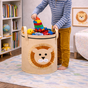 Foldable Cartoon Animal Storage Bin