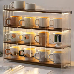 Acrylic Kitchen Office Mug & Pantry Rack