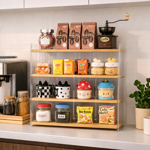 Acrylic Kitchen Office Mug & Pantry Rack