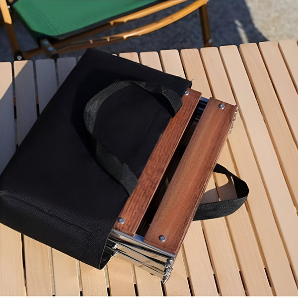 Compact 3-Tier Folding Utility Table