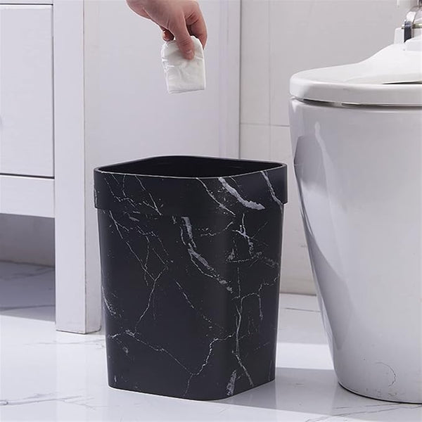 Elegant Marble Design Trash Can