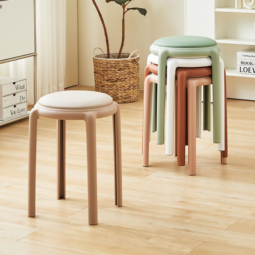 Colorful Stackable Decorative Multi Use Chairs