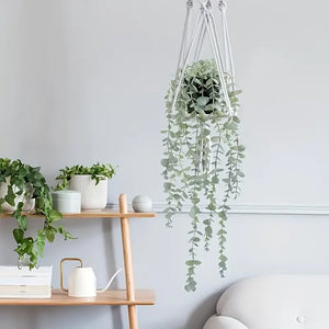 Artificial Hanging Potted Eucalyptus Plant