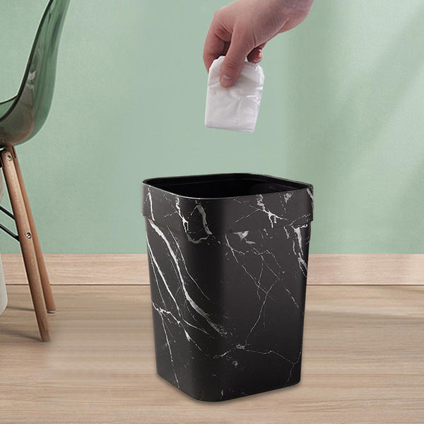 Elegant Marble Design Trash Can