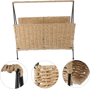 Woven Magazine & Book Organizer