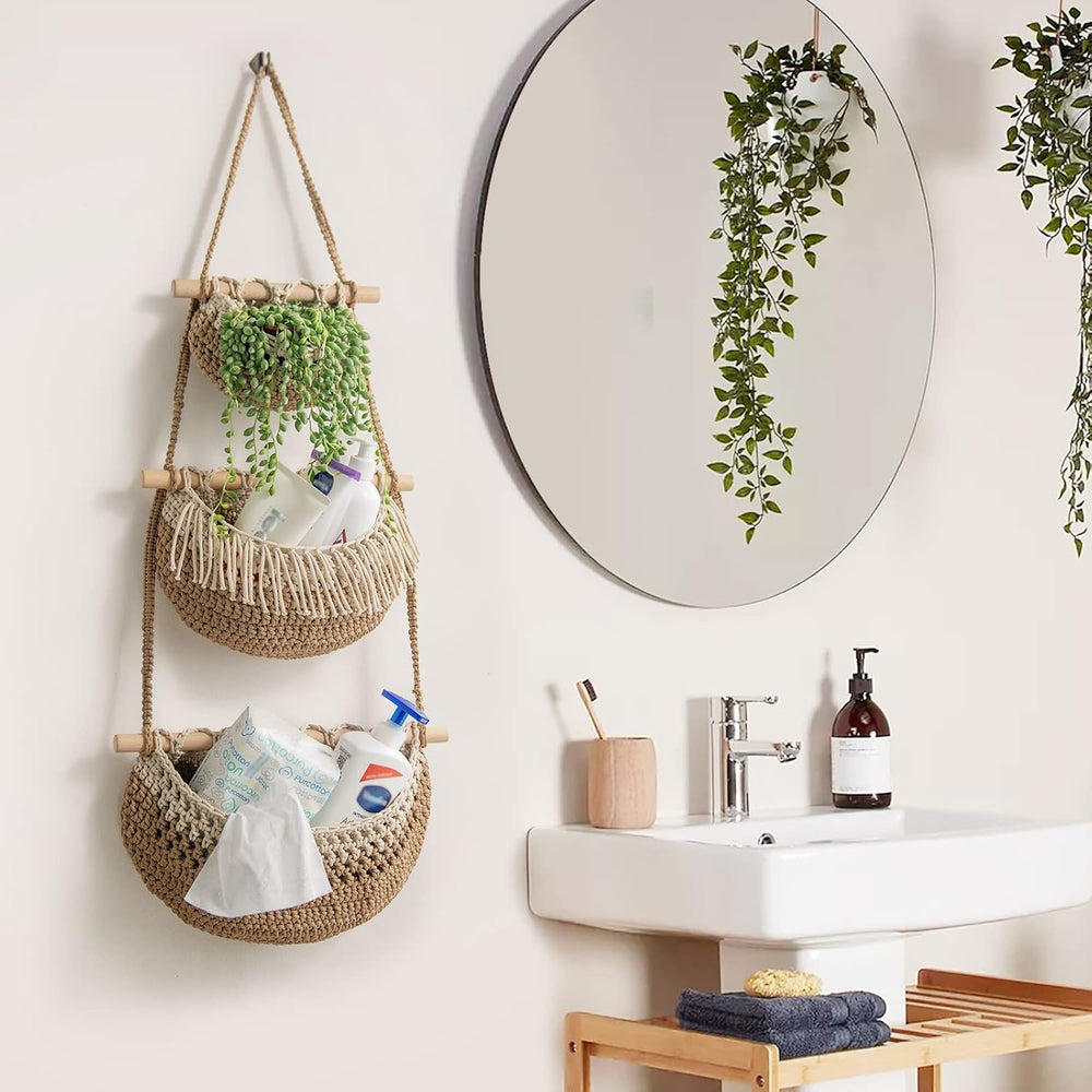 Jute Multi-Purpose Hanging Organizer