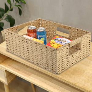 NestCraft Rattan Multi-Purpose Organizer Box