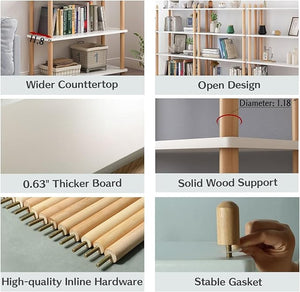Customizable Wooden Storage & Decor Rack
