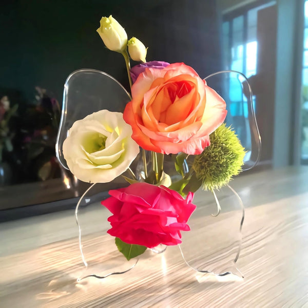 Butterfly Shaped Acrylic Flower Holder