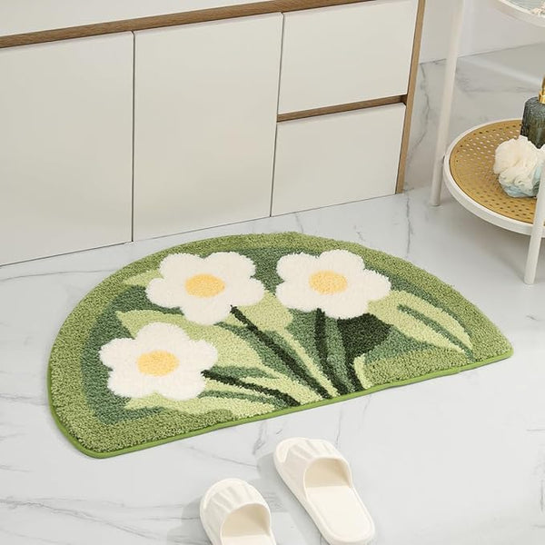 Meadow Daisies Soft Absorbent Rug