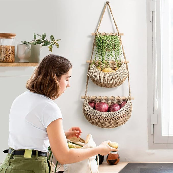 Jute Multi-Purpose Hanging Organizer