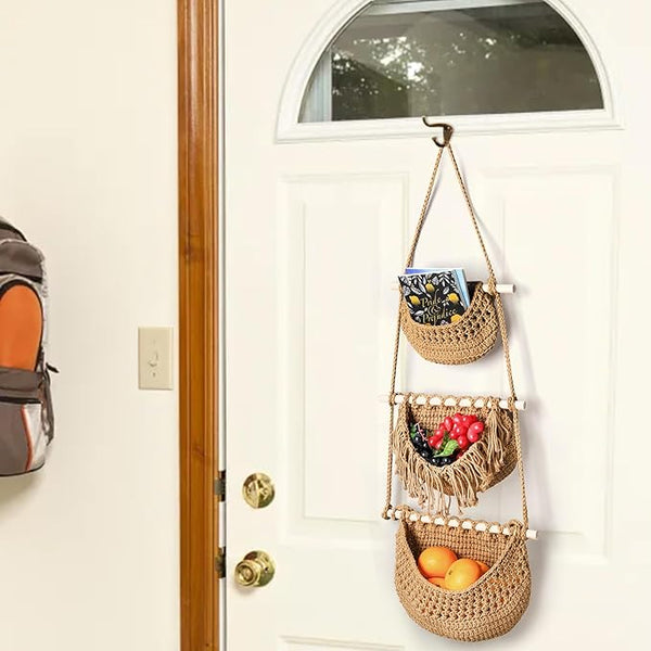 Jute Multi-Purpose Hanging Organizer