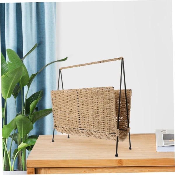 Woven Magazine & Book Organizer