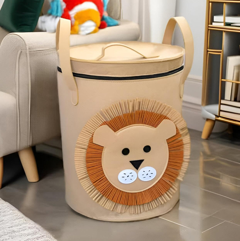 Foldable Cartoon Animal Storage Bin