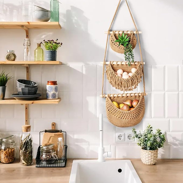 Jute Multi-Purpose Hanging Organizer