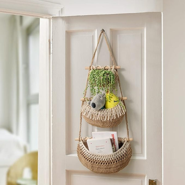 Jute Multi-Purpose Hanging Organizer