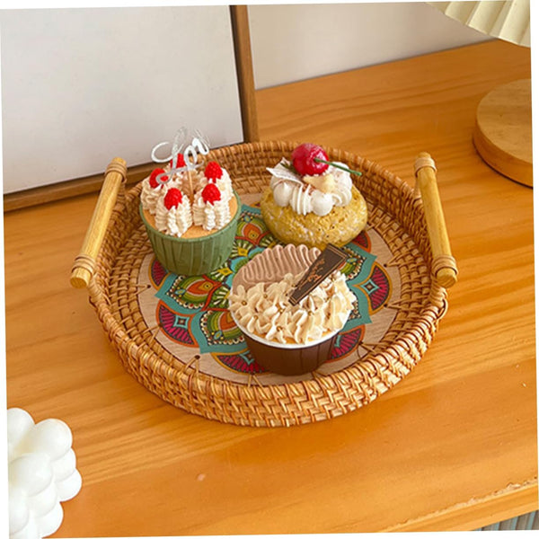 Decorative Woven Serving Tray