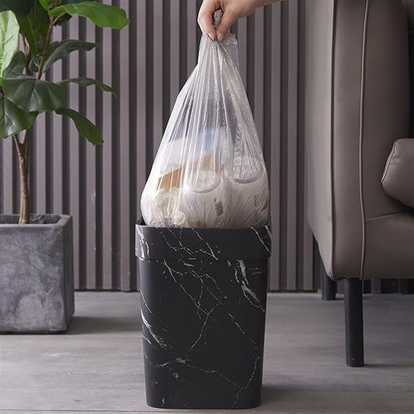 Elegant Marble Design Trash Can