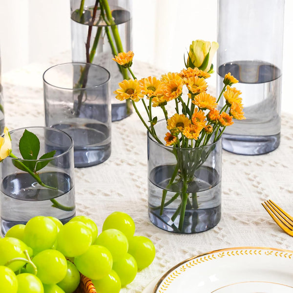 Clear Acrylic Floral Cylinder Vase