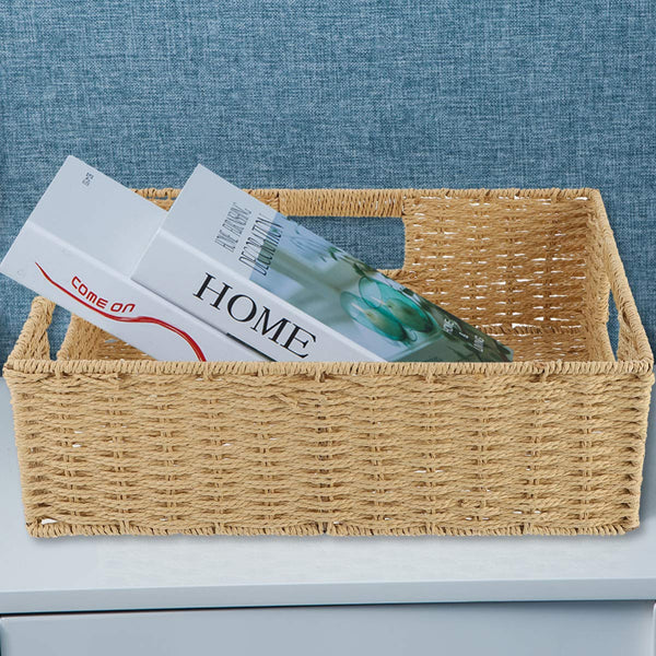 NestCraft Rattan Multi-Purpose Organizer Box