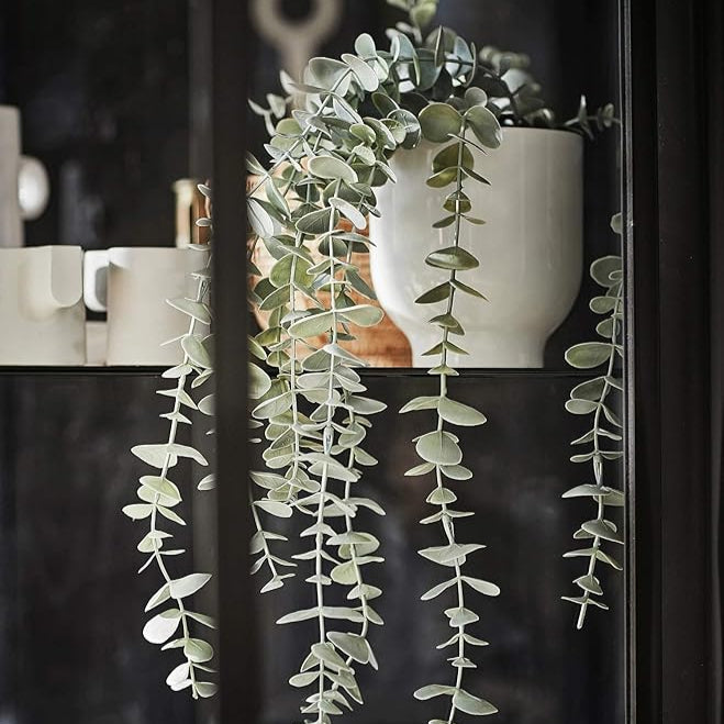 Artificial Hanging Potted Eucalyptus Plant