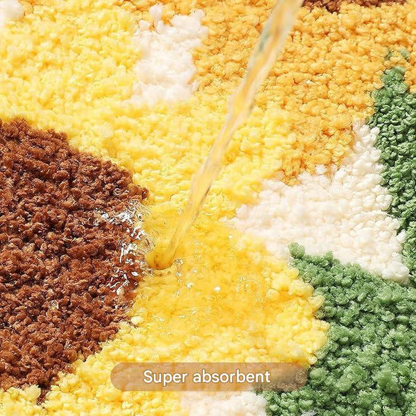 Sunflower Design Non-Slip Floor Rug