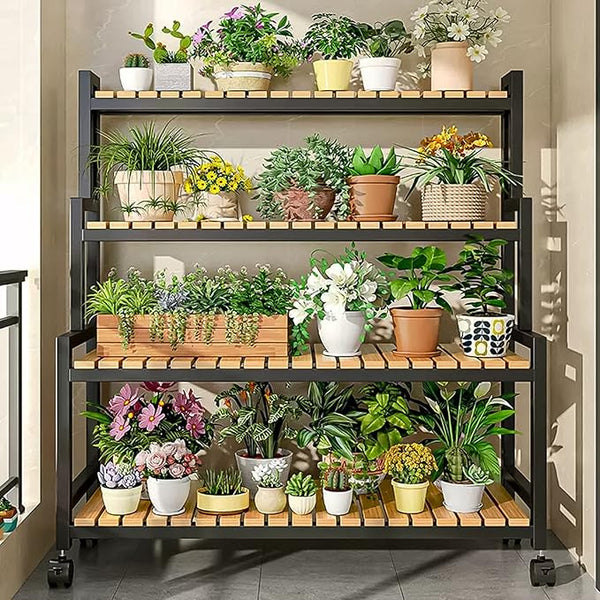 Stepped Shelf Plant Organizer Stand