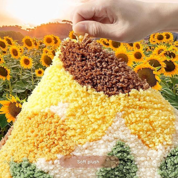 Sunflower Design Non-Slip Floor Rug