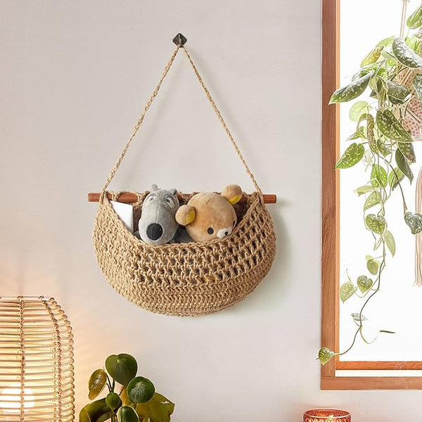 Jute Multi-Purpose Hanging Organizer