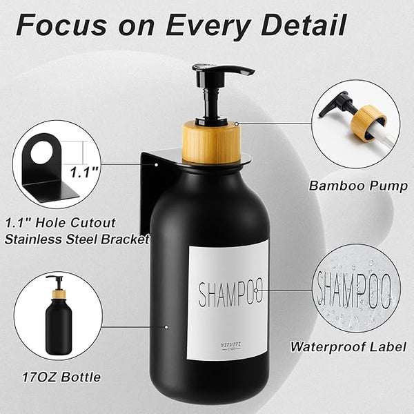 Minimalist Wall Mount Bathroom Dispenser