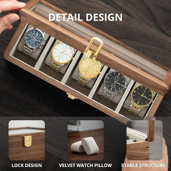 Ultra Premium Classic Wooden Watch Case