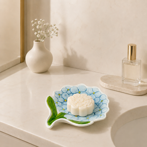 Luxury Blossom Ceramic Soap Stand