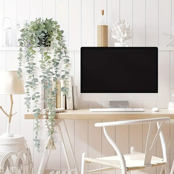 Artificial Hanging Potted Eucalyptus Plant