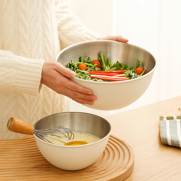 SmartMix Stainless Prep Bowl with Measuring scale