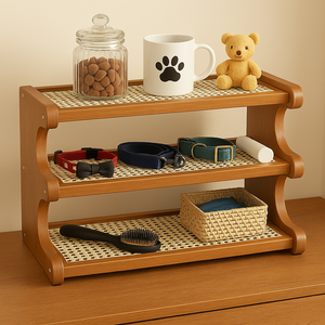 Cozy Corner Wooden Shelf