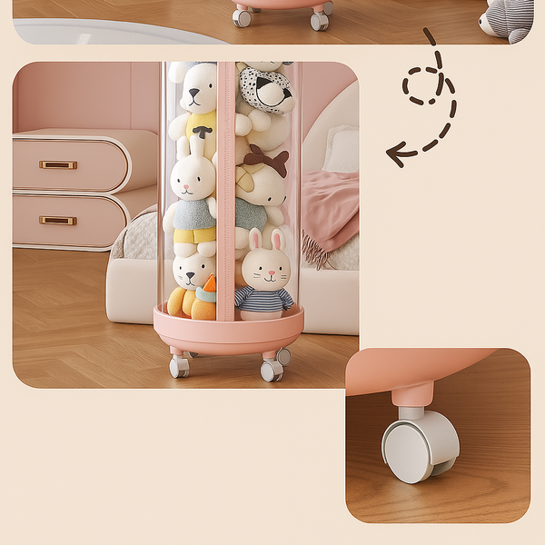 Tube Design Toy Storage Box