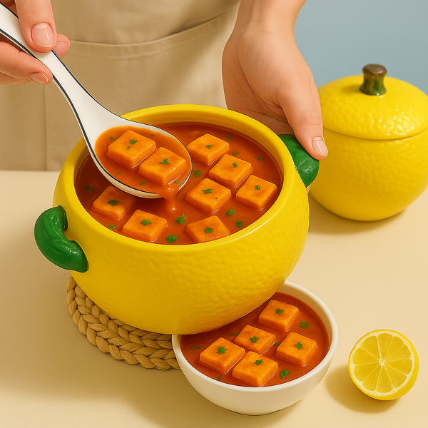 Lemon Shaped Ceramic Pot