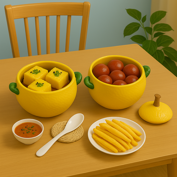 Lemon Shaped Ceramic Pot