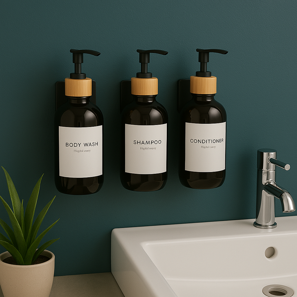 Minimalist Wall Mount Bathroom Dispenser