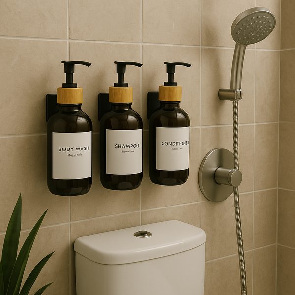 Minimalist Wall Mount Bathroom Dispenser