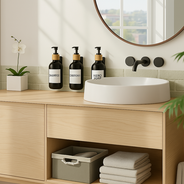Minimalist Wall Mount Bathroom Dispenser