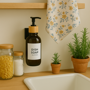 Minimalist Wall Mount Bathroom Dispenser