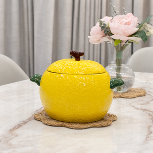 Lemon Shaped Ceramic Pot
